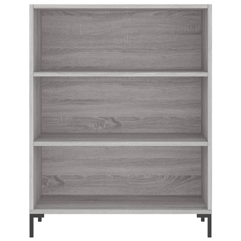 vidaXL Highboard Grau Sonoma 69,5x32,5x180 cm Holzwerkstoff