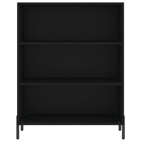 vidaXL Highboard Schwarz 69,5x32,5x180 cm Holzwerkstoff