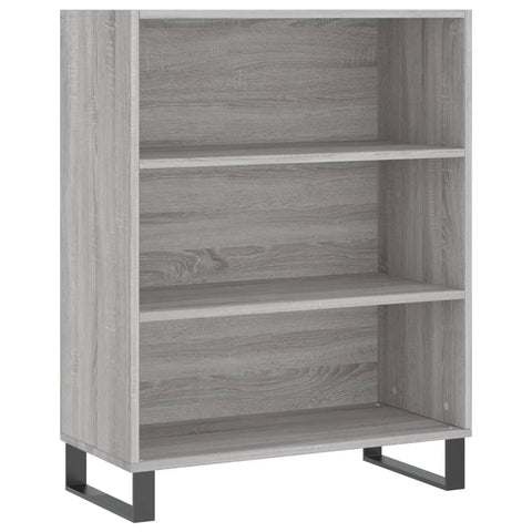 vidaXL Highboard Grau Sonoma 69,5x32,5x180 cm Holzwerkstoff