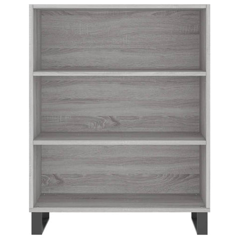 vidaXL Highboard Grau Sonoma 69,5x32,5x180 cm Holzwerkstoff