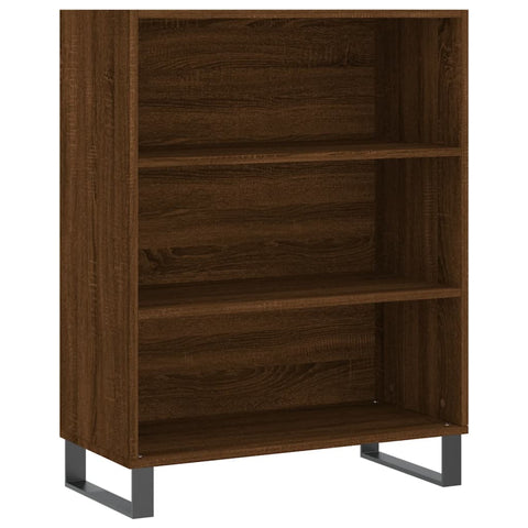 vidaXL Highboard Braun Eichen-Optik 69,5x32,5x180 cm Holzwerkstoff