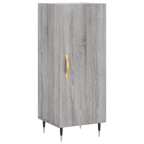 vidaXL Highboard Grau Sonoma 34,5x34x180 cm Holzwerkstoff