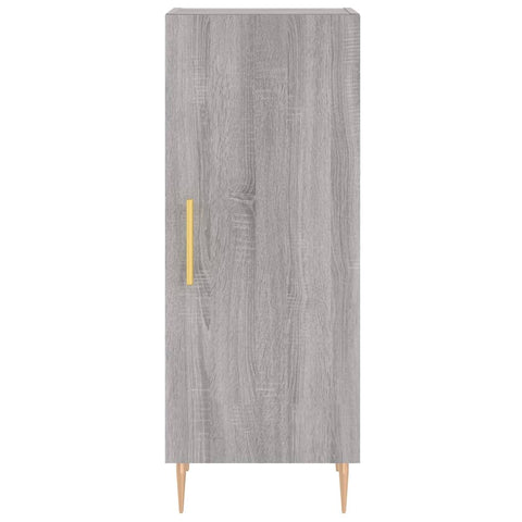 Highboard Grau Sonoma 34,5x34x180 cm Holzwerkstoff