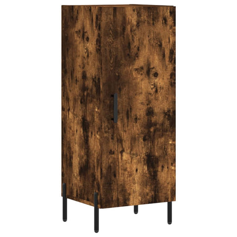 vidaXL Highboard Räuchereiche 34,5x34x180 cm Holzwerkstoff