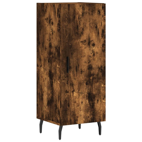 vidaXL Highboard Räuchereiche 34,5x34x180 cm Holzwerkstoff