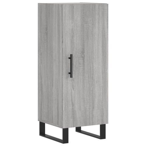 vidaXL Highboard Grau Sonoma 34,5x34x180 cm Holzwerkstoff