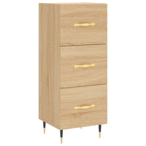 vidaXL Highboard Sonoma-Eiche 34,5x34x180 cm Holzwerkstoff