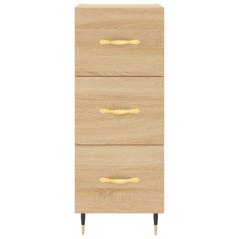 vidaXL Highboard Sonoma-Eiche 34,5x34x180 cm Holzwerkstoff