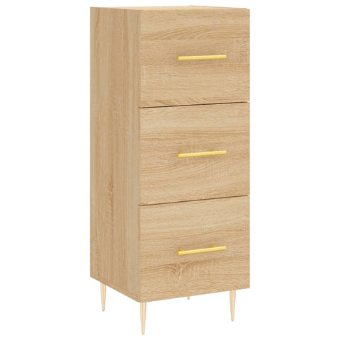 vidaXL Highboard Sonoma-Eiche 34,5x34x180 cm Holzwerkstoff