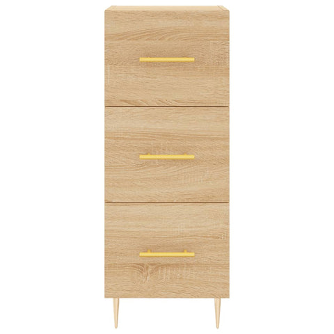 vidaXL Highboard Sonoma-Eiche 34,5x34x180 cm Holzwerkstoff