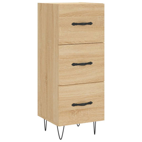 vidaXL Highboard Sonoma-Eiche 34,5x34x180 cm Holzwerkstoff