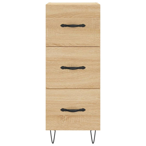 vidaXL Highboard Sonoma-Eiche 34,5x34x180 cm Holzwerkstoff