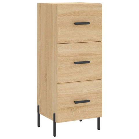 vidaXL Highboard Sonoma-Eiche 34,5x34x180 cm Holzwerkstoff