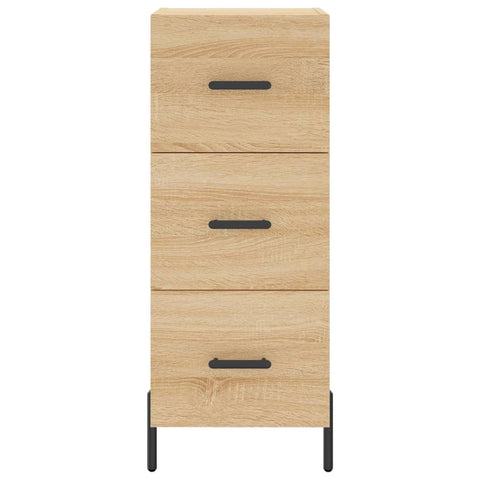 vidaXL Highboard Sonoma-Eiche 34,5x34x180 cm Holzwerkstoff