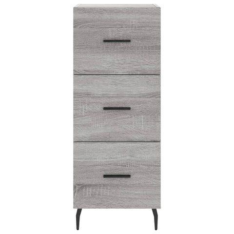 vidaXL Highboard Grau Sonoma 34,5x34x180 cm Holzwerkstoff