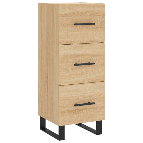 vidaXL Highboard Sonoma-Eiche 34,5x34x180 cm Holzwerkstoff