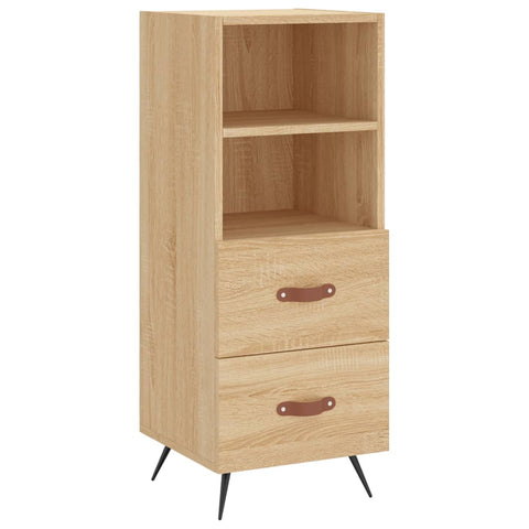 vidaXL Highboard Sonoma-Eiche 34,5x34x180 cm Holzwerkstoff