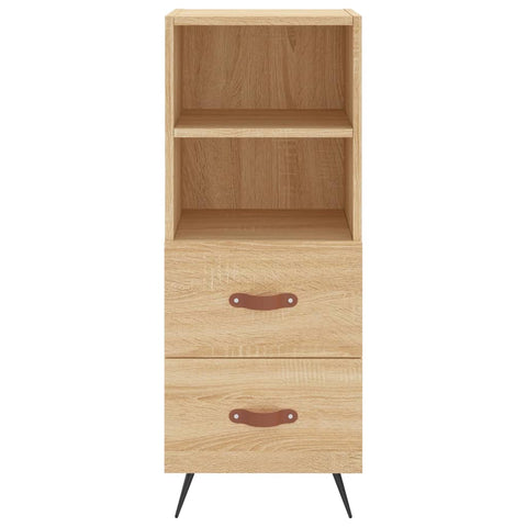 vidaXL Highboard Sonoma-Eiche 34,5x34x180 cm Holzwerkstoff