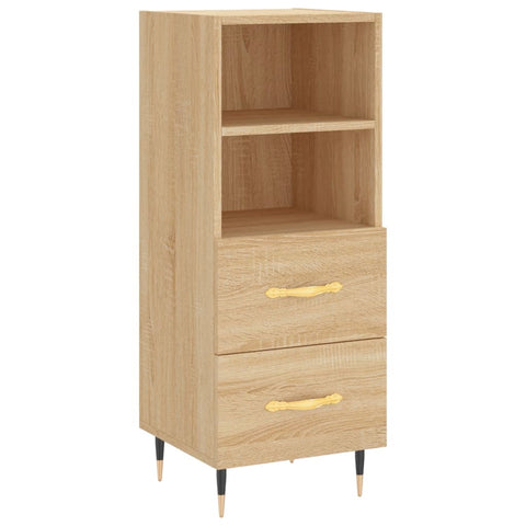 vidaXL Highboard Sonoma-Eiche 34,5x34x180 cm Holzwerkstoff