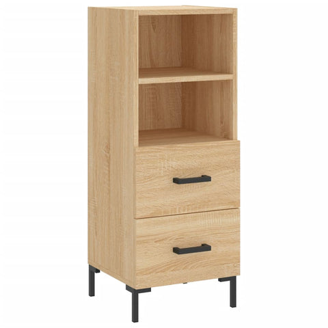 vidaXL Highboard Sonoma-Eiche 34,5x34x180 cm Holzwerkstoff