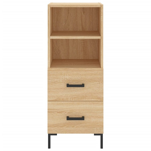 vidaXL Highboard Sonoma-Eiche 34,5x34x180 cm Holzwerkstoff