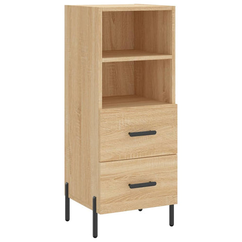 vidaXL Highboard Sonoma-Eiche 34,5x34x180 cm Holzwerkstoff