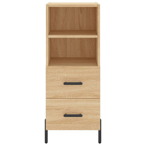 vidaXL Highboard Sonoma-Eiche 34,5x34x180 cm Holzwerkstoff