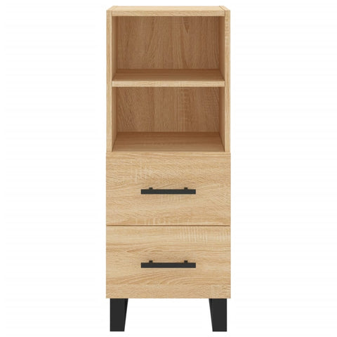 vidaXL Highboard Sonoma-Eiche 34,5x34x180 cm Holzwerkstoff