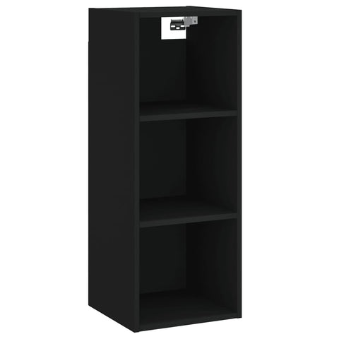 vidaXL Highboard Schwarz 34,5x32,5x180 cm Holzwerkstoff