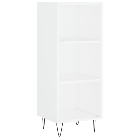 vidaXL Highboard Hochglanz-Weiß 34,5x32,5x180 cm Holzwerkstoff