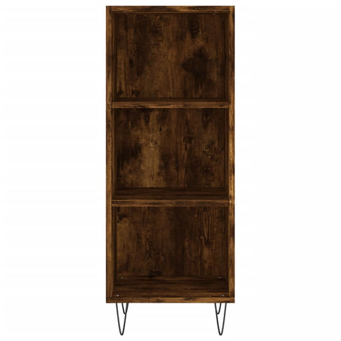 vidaXL Highboard Räuchereiche 34,5x32,5x180 cm Holzwerkstoff