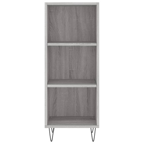 vidaXL Highboard Grau Sonoma 34,5x32,5x180 cm Holzwerkstoff