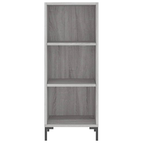 vidaXL Highboard Grau Sonoma 34,5x32,5x180 cm Holzwerkstoff