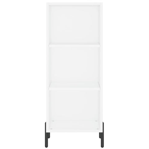 vidaXL Highboard Hochglanz-Weiß 34,5x32,5x180 cm Holzwerkstoff