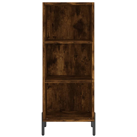 vidaXL Highboard Räuchereiche 34,5x32,5x180 cm Holzwerkstoff