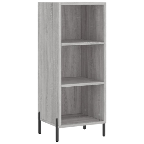 vidaXL Highboard Grau Sonoma 34,5x32,5x180 cm Holzwerkstoff