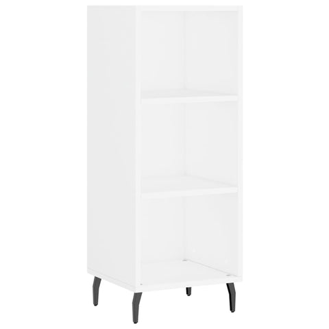 vidaXL Highboard Hochglanz-Weiß 34,5x32,5x180 cm Holzwerkstoff