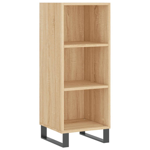 vidaXL Highboard Sonoma-Eiche 34,5x32,5x180 cm Holzwerkstoff