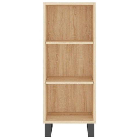 vidaXL Highboard Sonoma-Eiche 34,5x32,5x180 cm Holzwerkstoff