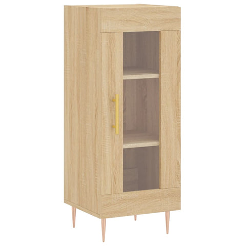 vidaXL Highboard Sonoma-Eiche 34,5x34x180 cm Holzwerkstoff