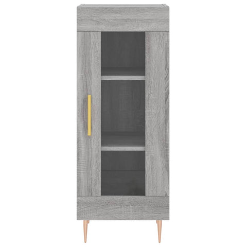 vidaXL Highboard Grau Sonoma 34,5x34x180 cm Holzwerkstoff