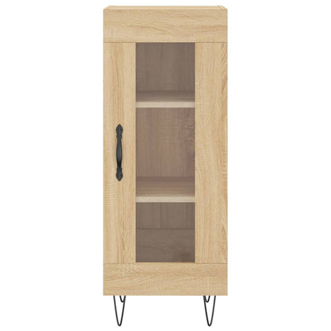 vidaXL Highboard Sonoma-Eiche 34,5x34x180 cm Holzwerkstoff