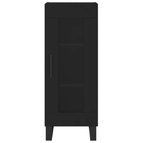 vidaXL Highboard Schwarz 34,5x34x180 cm Holzwerkstoff