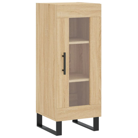 vidaXL Highboard Sonoma-Eiche 34,5x34x180 cm Holzwerkstoff