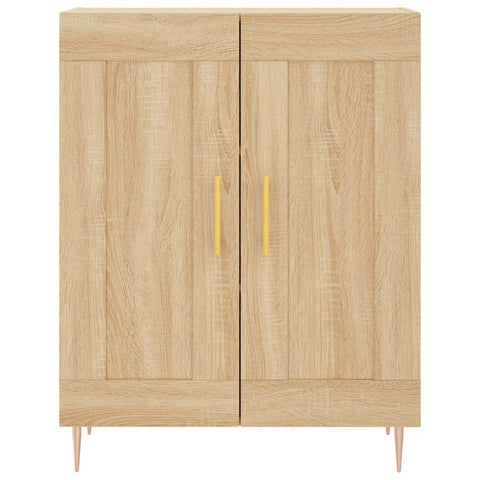 Highboard Sonoma-Eiche 69,5x34x180 cm Holzwerkstoff