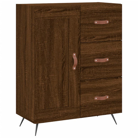 vidaXL Highboard Braun Eichen-Optik 69,5x34x180 cm Holzwerkstoff