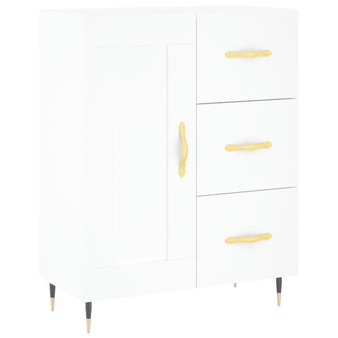 vidaXL Highboard Weiß 69,5x34x180 cm Holzwerkstoff