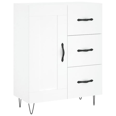 vidaXL Highboard Weiß 69,5x34x180 cm Holzwerkstoff