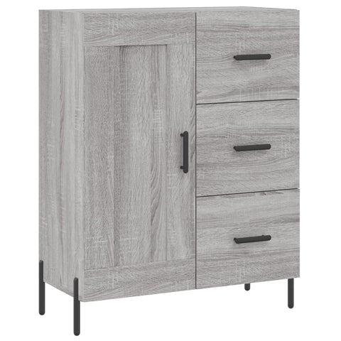 vidaXL Highboard Grau Sonoma 69,5x34x180 cm Holzwerkstoff