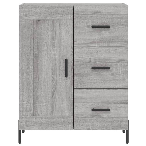 vidaXL Highboard Grau Sonoma 69,5x34x180 cm Holzwerkstoff